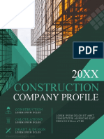 Construction Company Profile Cover Page 1