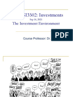 BUSI3502: Investments: The Investment Environment