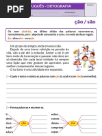 Palavras com terminações -ansa e -ança | PDF | Palavra | Cavalos