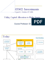 BUSI3502: Investments: Utility, Capital Allocation To Risky Assets