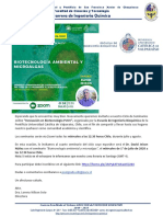 Invitacion Al Seminario Microbiologia Ambiental y Microalgas