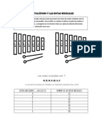 El Metalofono y Las Notas Musicales