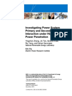 Investigating Power System Primary and Secondary Reserve Interaction Under High Wind Power Penetration