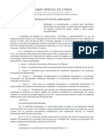 MAPA. PORTARIA #177-2021. Estabelece Procedimentos e Critérios Certificação Fitossanitária