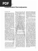 Fundamentals of thermodynamics (2p)