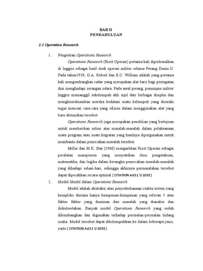 Peran Metode Assignment dalam Alokasi Sumber Daya | PDF