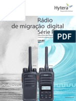 Rádio DMR econômico e leve PD5 para migração digital