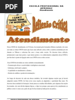 Reflexão Crítica de Atendimento