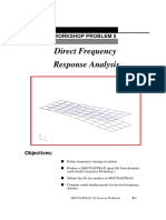 Direct Frequency Response Analysis: Workshop Problem 5
