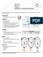 TB008 - Fuel System Pressure Test - Low Pressure System - v2021