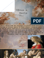 Vênus e Marte de Botticelli