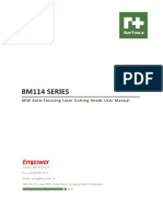 Bm114 Series: 6KW Auto-Focusing Laser Cutting Heads User Manual