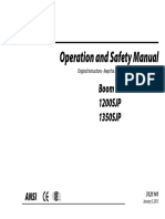 JLG 1350SJP Operation Safety Manual