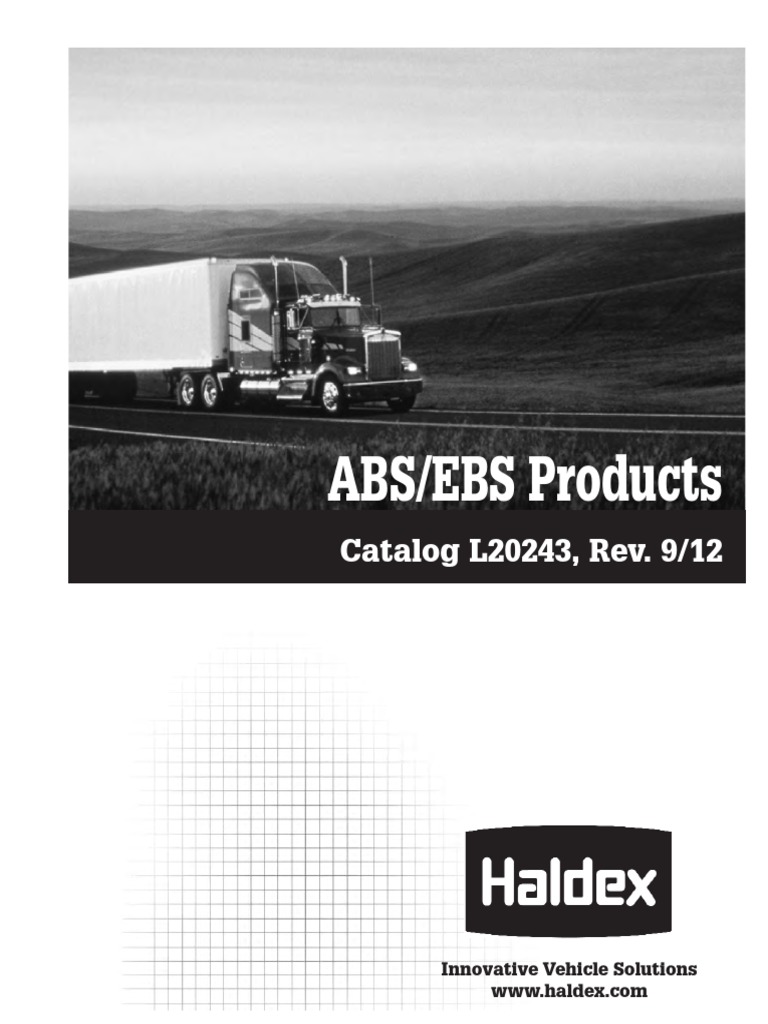 Haldex ABS Ebs PDF Anti Lock Braking System Trailer (Vehicle)