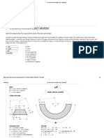 Cone - Frustum - Truncated Cone Calculator