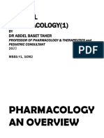 Pharmacology overview and history of the field