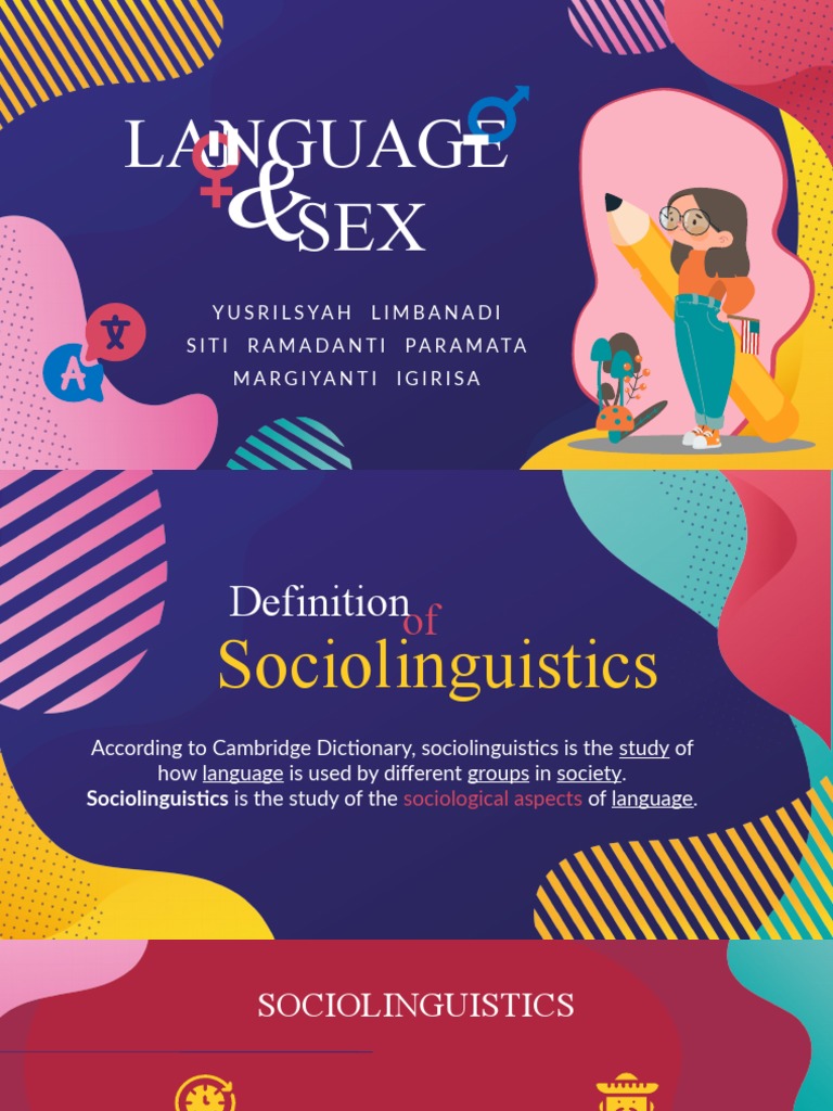Language and Gender in Sociolinguistics | PDF | Sociolinguistics ...