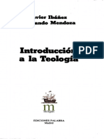 Introduccion A La Teologia-Javier Ibañez-Fernando Mendoza