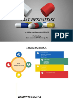 Obat Resusitasi: M. Mubarraq Alamsyah (102120092) Pembimbing Dr. Leonardus S.Wibowo, Sp. An