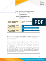 Etapa 5 - Evaluación Final - Norbey Artunduaga