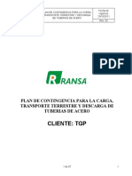 Plan de Contingencia - Pisco - Calca Rev 25-10-2011 - 2011