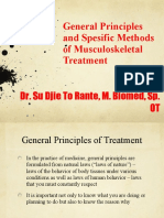 General Principles and Spesific Methods of Musculoskeletal Treatment