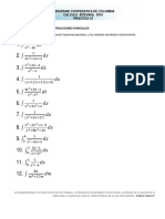 Integrales - Fracciones Parciales - Guia10