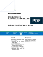 MODUL BAHAN AJAR PERTEMUAN 6 KEWARGANEGARAAN