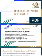 CHP 5 - Principles of Inheritance and Variation