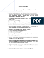 9-Lista de Exercícios Sistema Fe-C