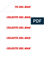 Celeste Del Mar