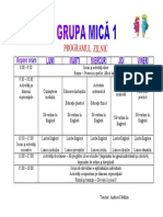 PROGRAMUL ZILNIC GR Mica 1 - Bebelusi