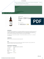 Pure CBD Liquid 500 mg