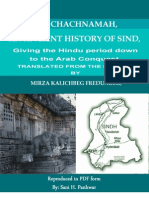 The Chachnamah Ancient History of Sindh