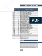 Cuadro de Control de Estado de Programaciones de Vigilancia 22 de Agosto