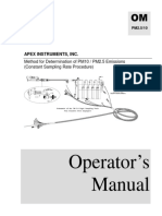 PM 10 2.5 Operators Manual