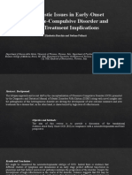 Diagnostic Issues in Early-Onset Obsessive-Compulsive Disorder and Their Treatment Implications