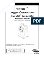Perfecto Oxygen Concentrator: (Homefill Compatible)