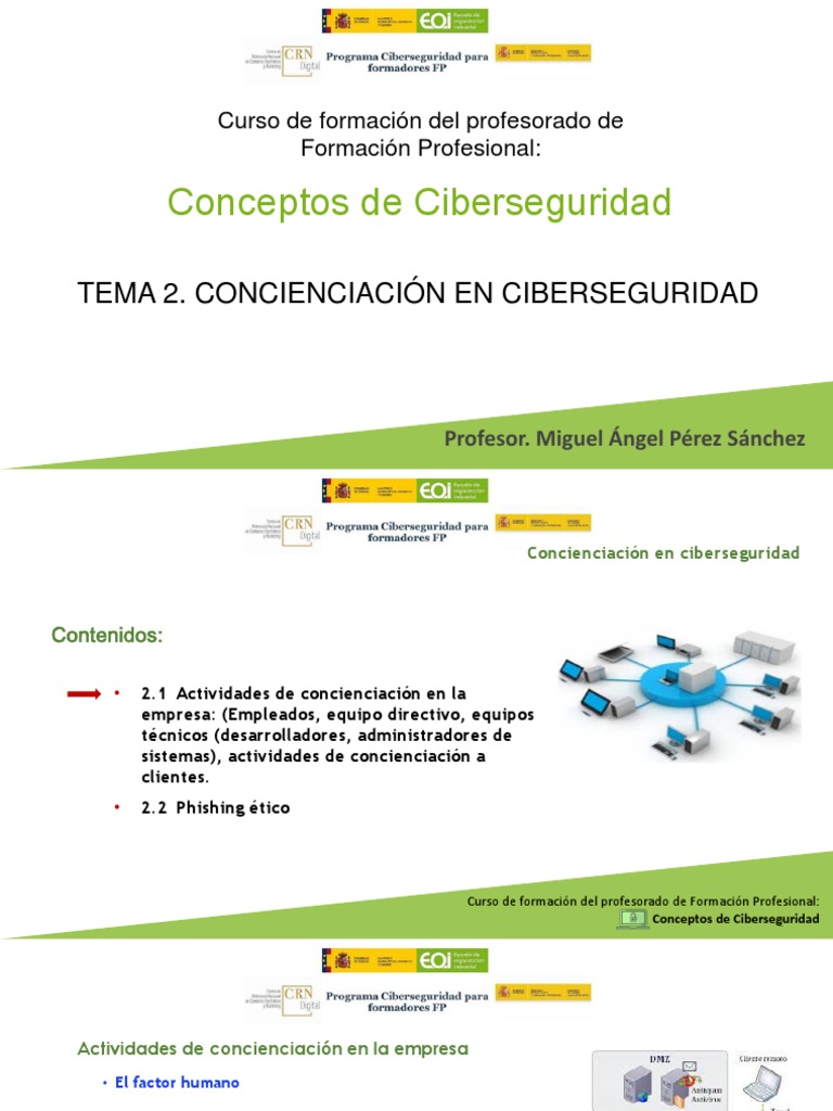 Concienciación Ciberseguridad Pdf Seguridad La Seguridad Informática