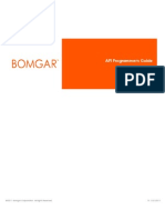 API Programmer's Guide: © 2011 Bomgar Corporation. All Rights Reserved. TC:1/31/2011