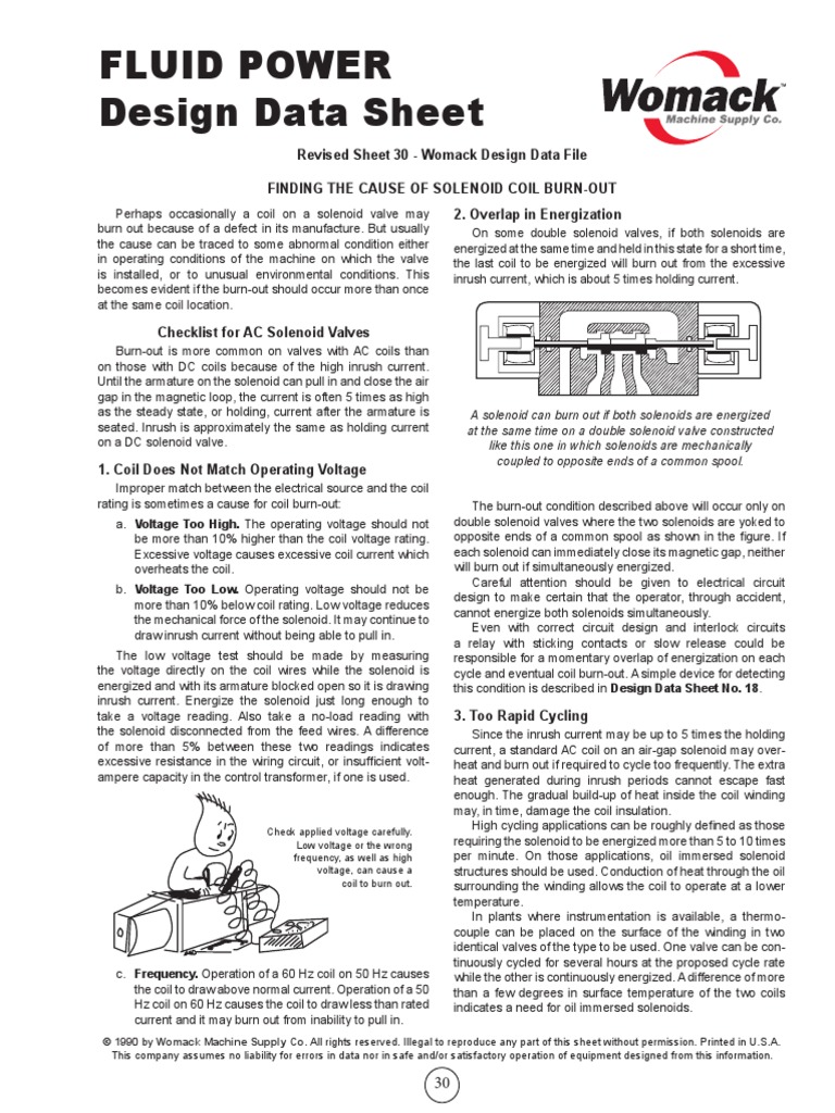 Finding The Cause of Solenoid Coil Burn Out PDF Inductor Vacuum Tube
