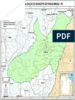 Mapa de Localização Do Município de Paragominas - Pa