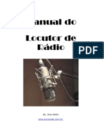 14. Manual Do Locutor de Rádio (Portugués) Autor Data Radio