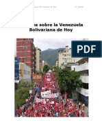 Apuntes sobre la Venezuela Bolivariana de Hoy