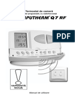 Termostat - Computherm Q7 RF - Fisa - Tehnica