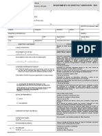 Use Um Formulário para Cada Pedido em Caso de Dúvida, Informe-Se No Protocolo