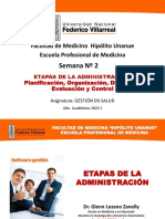 Semana 2 - Etapas de la Administración - Dr. Glenn