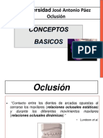 Oclusion en La Odontologia, Conceptos Basicos