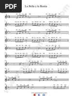 La Bella y la bestia - Partitura completa