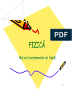 Notiuni Fundamentale de Fizica